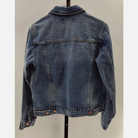 100% Organic Cotton Denim Jacket quince - Picture 2 of 4
